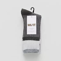 Mixit Womens 2 Pair Crew Socks