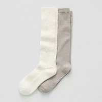 Mixit Womens 2 Pair Knee High Socks