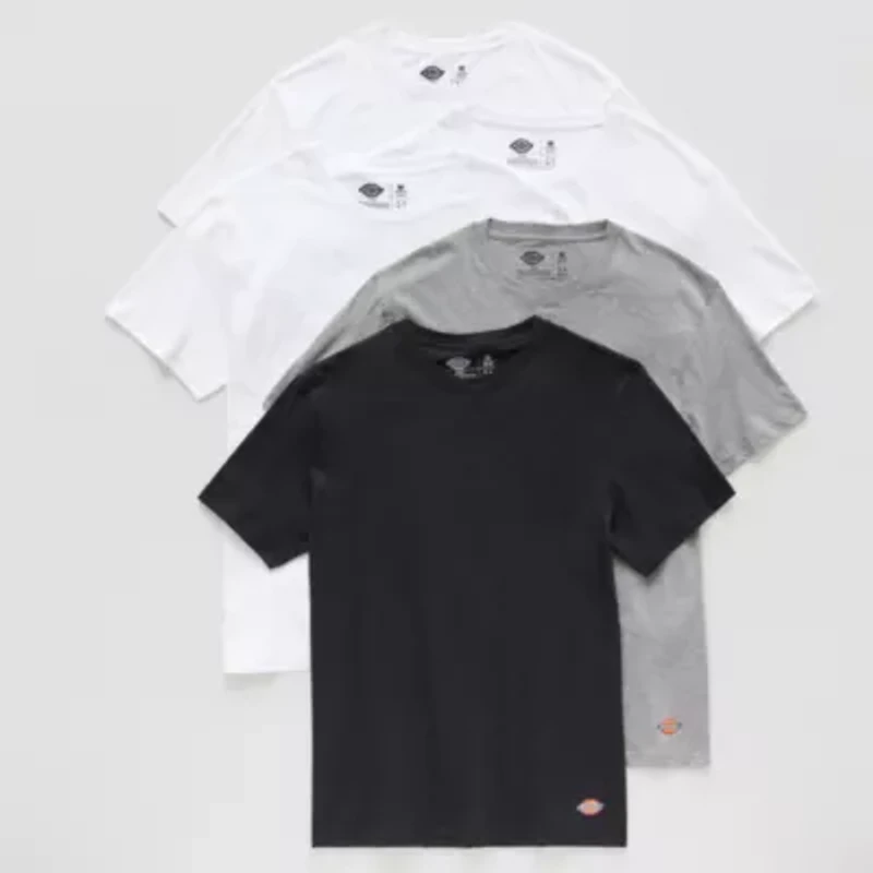Dickies Temp-Iq Cooling Mens 5 Pack Short Sleeve Crew Neck Moisture Wicking T-Shirt