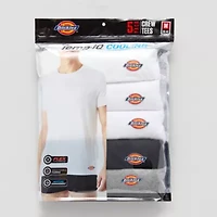 Dickies Temp-Iq Cooling Mens 5 Pack Short Sleeve Crew Neck Moisture Wicking T-Shirt