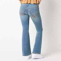 Vanilla Star Womens Juniors Low Rise Bootcut Jean