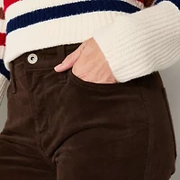 St. John's Bay Secretly Slender Womens Mid Rise Bootcut Corduroy Pant