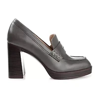 Journee Collection Ezzey-Wd Womens Square Closed Toe Stacked Heel Pumps