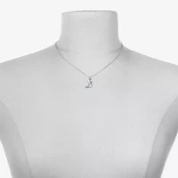 Bijoux Bar Delicates Silver Tone Boots Womens 16 Inch Pendant Necklace