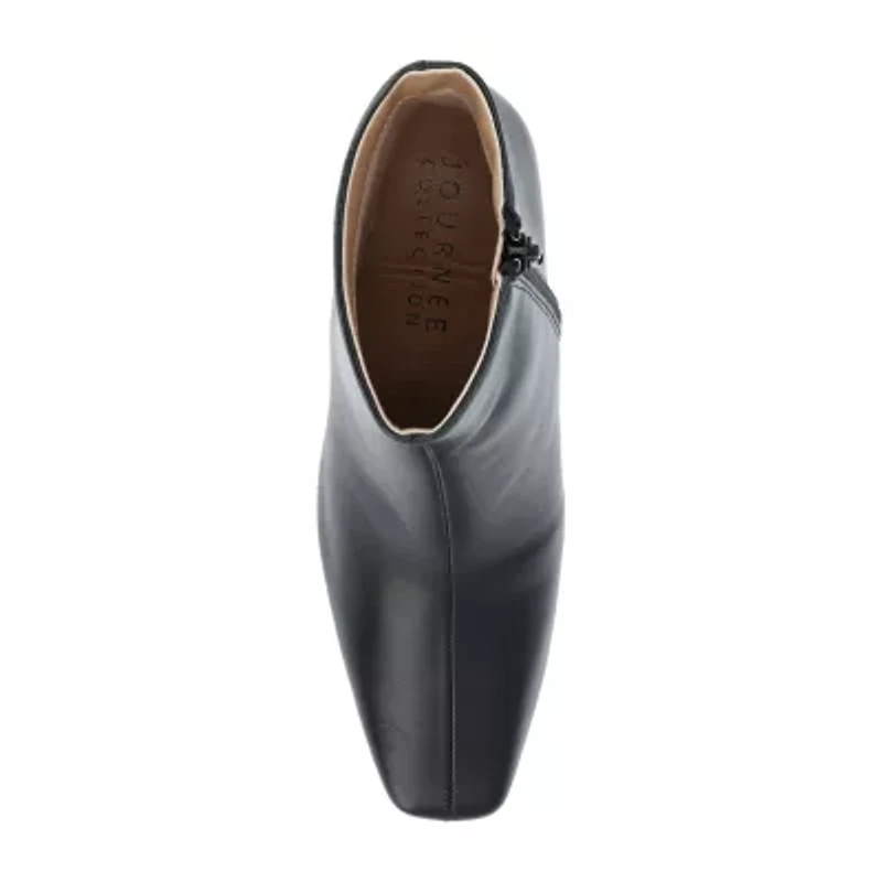 Journee Collection Womens Haylinn Block Heel Booties