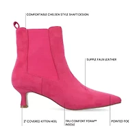 Journee Collection Womens Tenlee Kitten Heel Booties