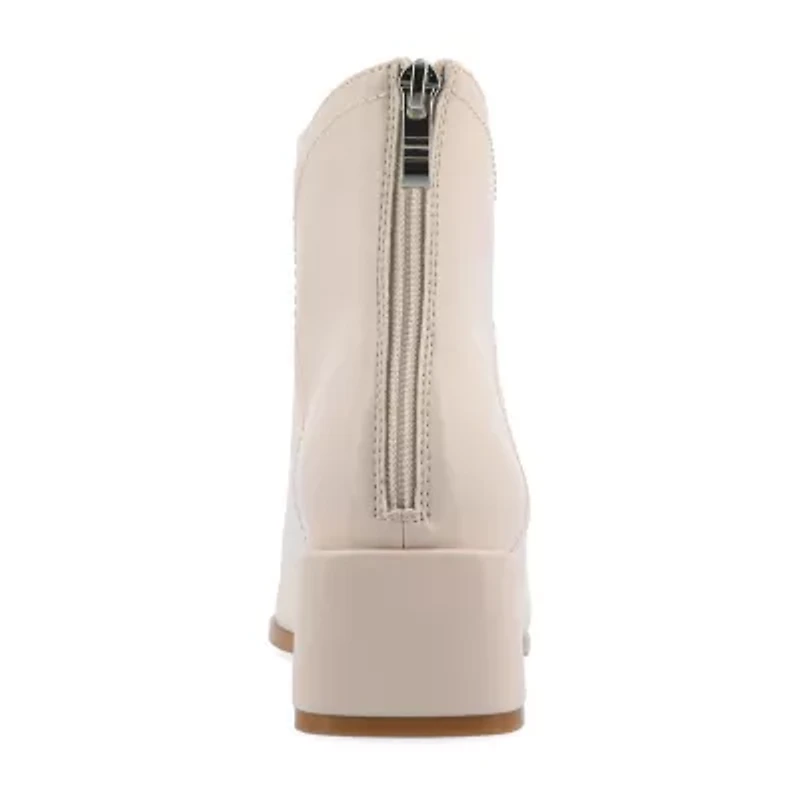 Journee Collection Womens Consuello Block Heel Booties