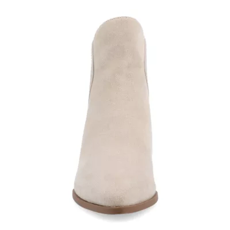 Journee Collection Womens Consuello Block Heel Booties