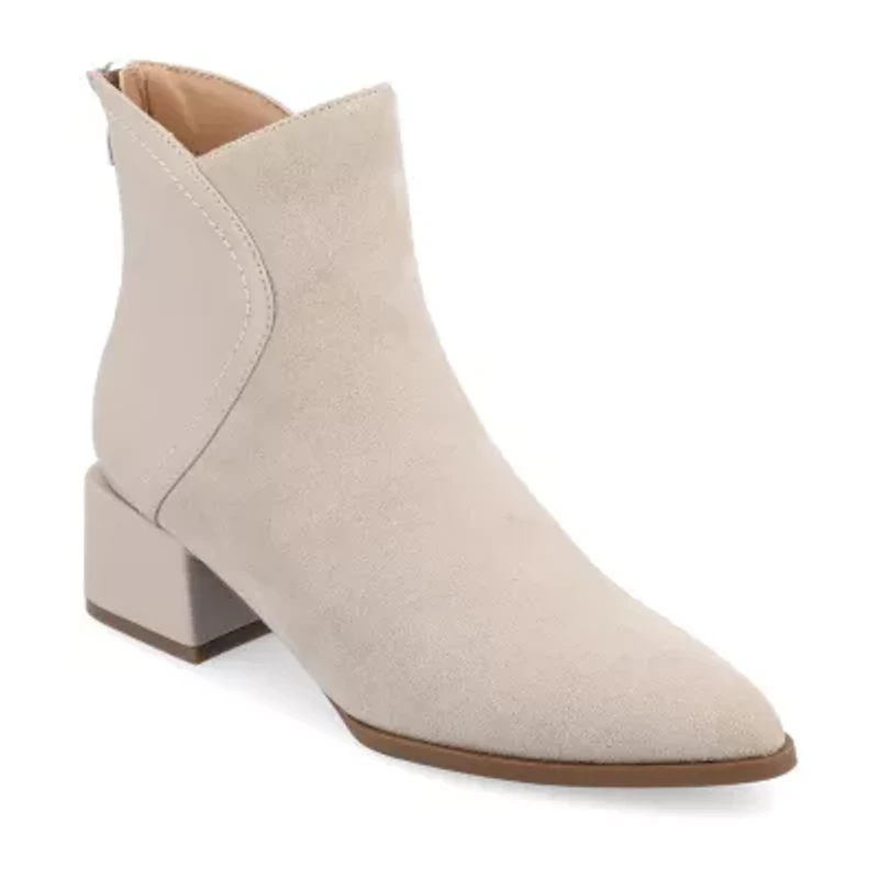 Journee Collection Womens Consuello Block Heel Booties