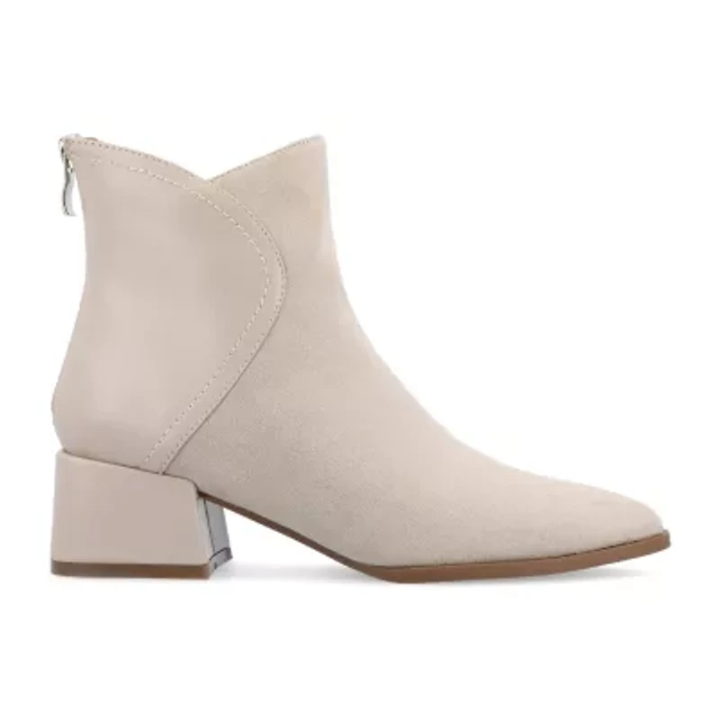 Journee Collection Womens Consuello Block Heel Booties