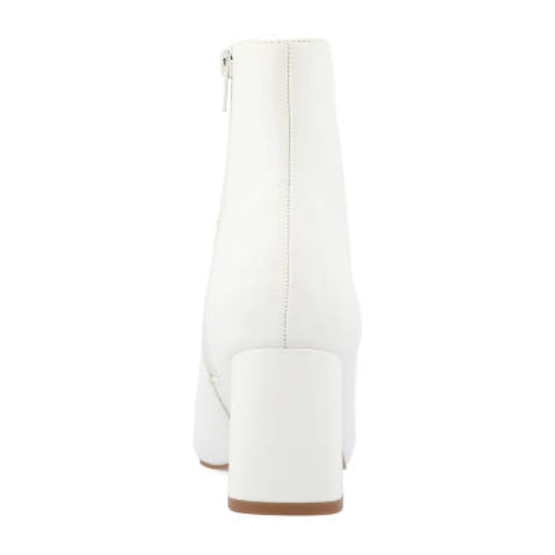 Journee Collection Womens Haylinn Block Heel Booties