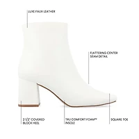 Journee Collection Womens Haylinn Block Heel Booties