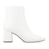 Journee Collection Womens Haylinn Block Heel Booties