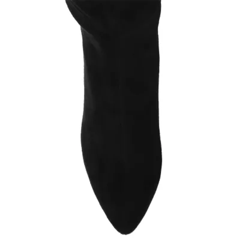 Journee Collection Womens Ameylia Block Heel Dress Boots