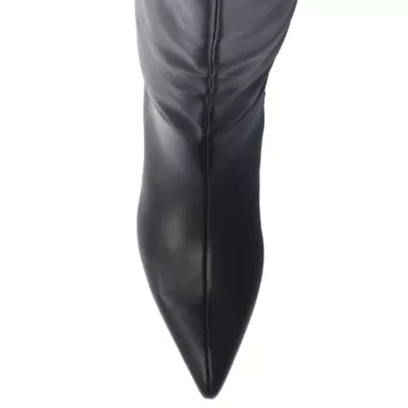Journee Collection Womens Tullip Kitten Heel Dress Boots