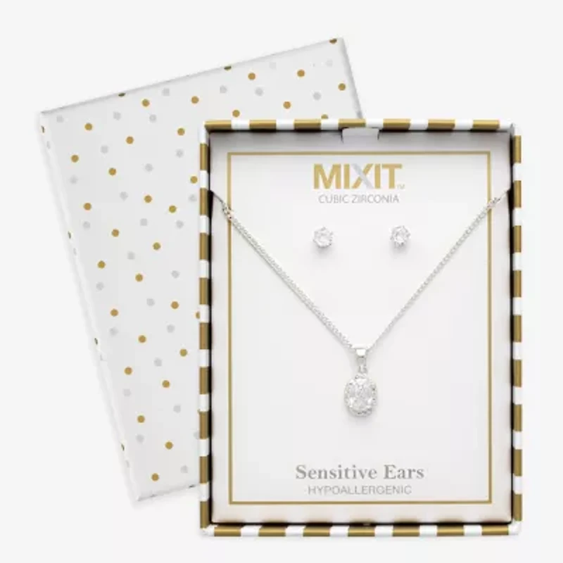 Mixit Womens Hypoallergenic 2-pc. Jewelry Set