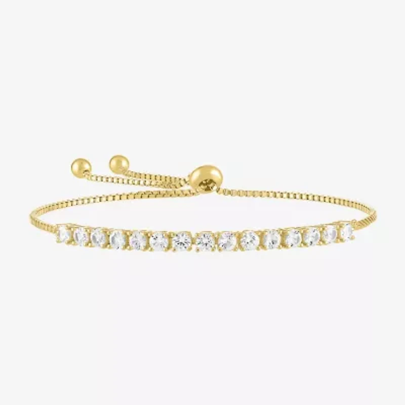 Yes, Please! Lab Created White Sapphire Bolo Bracelet