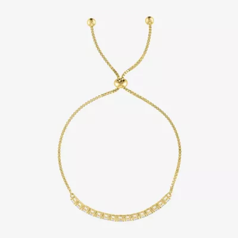 Yes, Please! Lab Created White Sapphire Bolo Bracelet