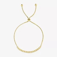 Yes, Please! Lab Created White Sapphire Bolo Bracelet