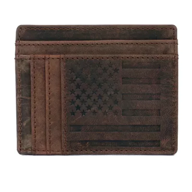 Julia Buxton Front Pocket Getaway Mens RFID Blocking Front Pocket Wallet