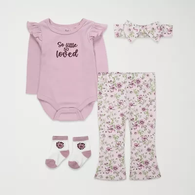 Baby Essentials Girls -pc. Clothing Set
