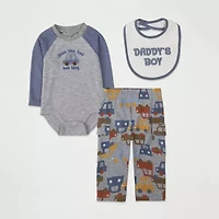 Baby Essentials Boys 3-pc. Clothing Set