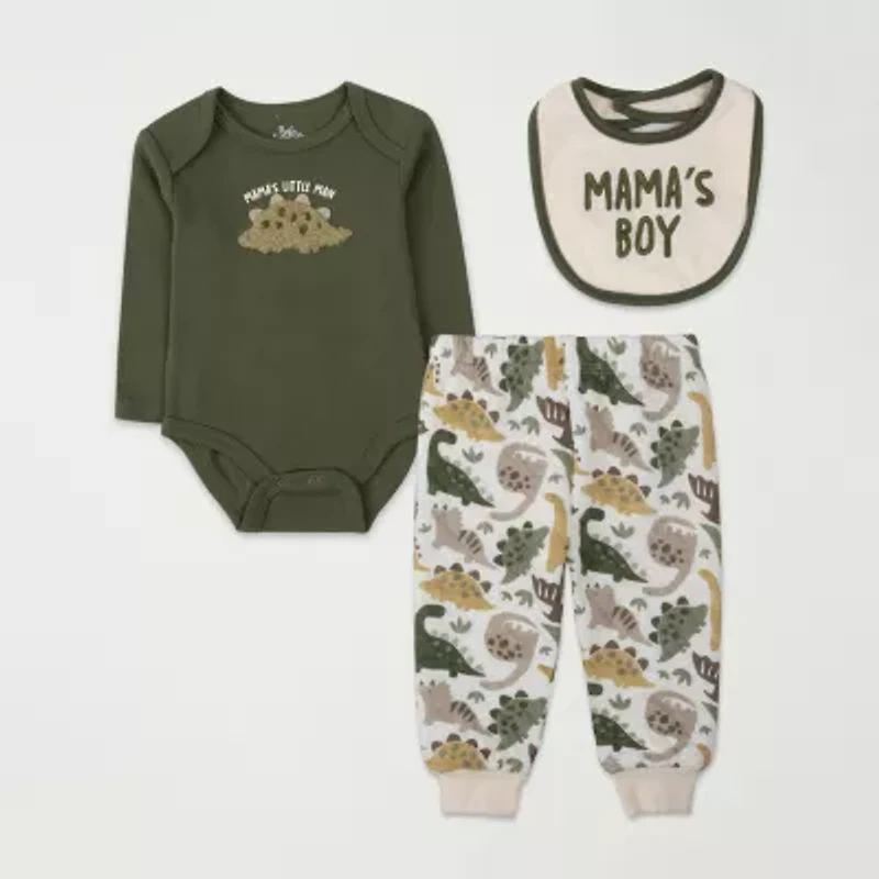 Baby Essentials Boys 3-pc. Clothing Set