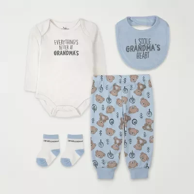 Baby Essentials Boys 4-pc. Clothing Set