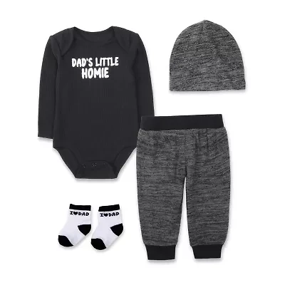Baby Essentials Boys 4-pc. Clothing Set