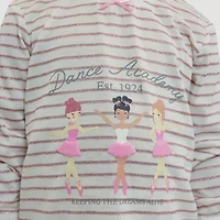 Dream Big Peace Out Toddler Girls Crew Neck Long Sleeve 4-pc. Pajama Sets