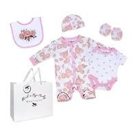 3 Stories Trading Company Girls 5-pc. Baby Clothing Set