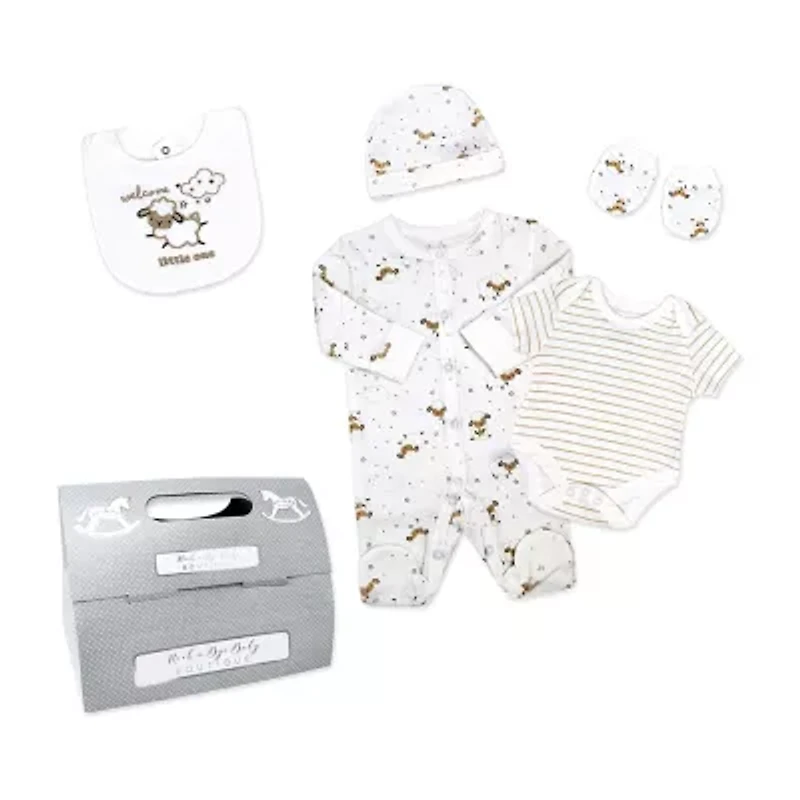 3 Stories Trading Company Unisex 5-pc. Baby Clothing Set