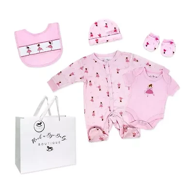 3 Stories Trading Company Girls 5-pc. Baby Clothing Set