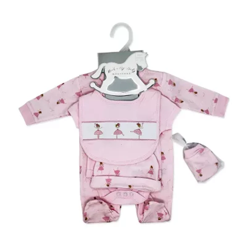 3 Stories Trading Company Girls 5-pc. Baby Clothing Set