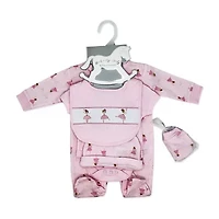 3 Stories Trading Company Girls 5-pc. Baby Clothing Set