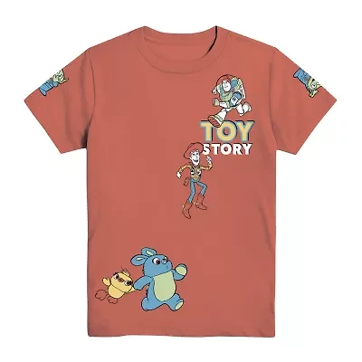 Disney Little & Big Kid Girls Crew Neck Short Sleeve Regular Fit Toy Story Graphic T-Shirt