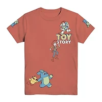 Disney Little & Big Kid Girls Crew Neck Short Sleeve Regular Fit Toy Story Graphic T-Shirt