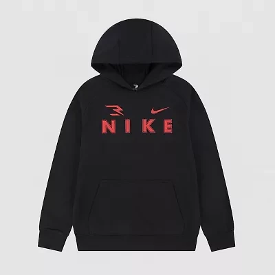 Nike 3BRAND by Russell Wilson Boys Long Sleeve Fleece Active Hoodie