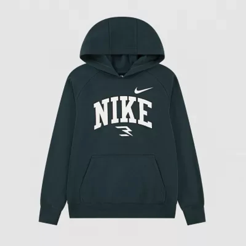 Nike 3BRAND by Russell Wilson Boys Long Sleeve Fleece Active Hoodie
