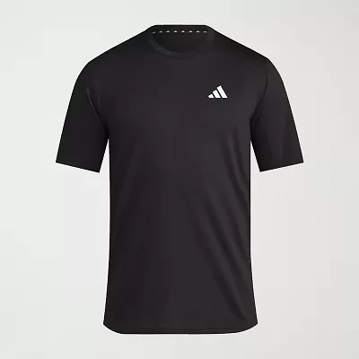 adidas Mens Crew Neck Short Sleeve Active T-Shirt