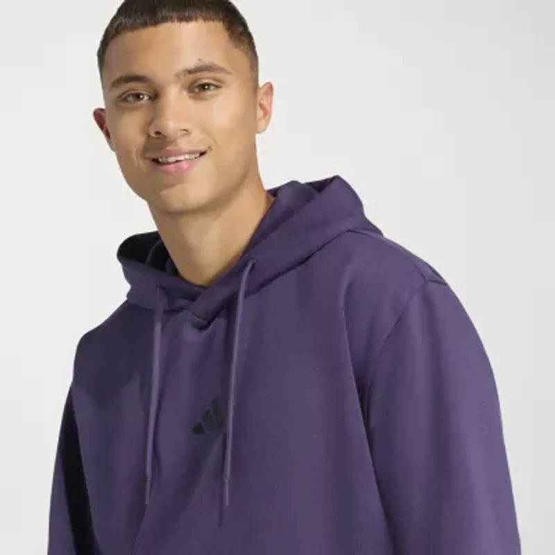 adidas Feel Cozy Mens Long Sleeve Fleece Active Hoodie