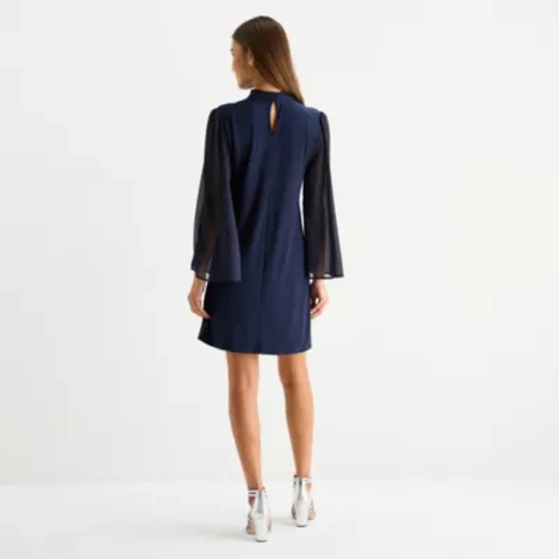 MSK Womens 3/4 Sleeve Shift Dress