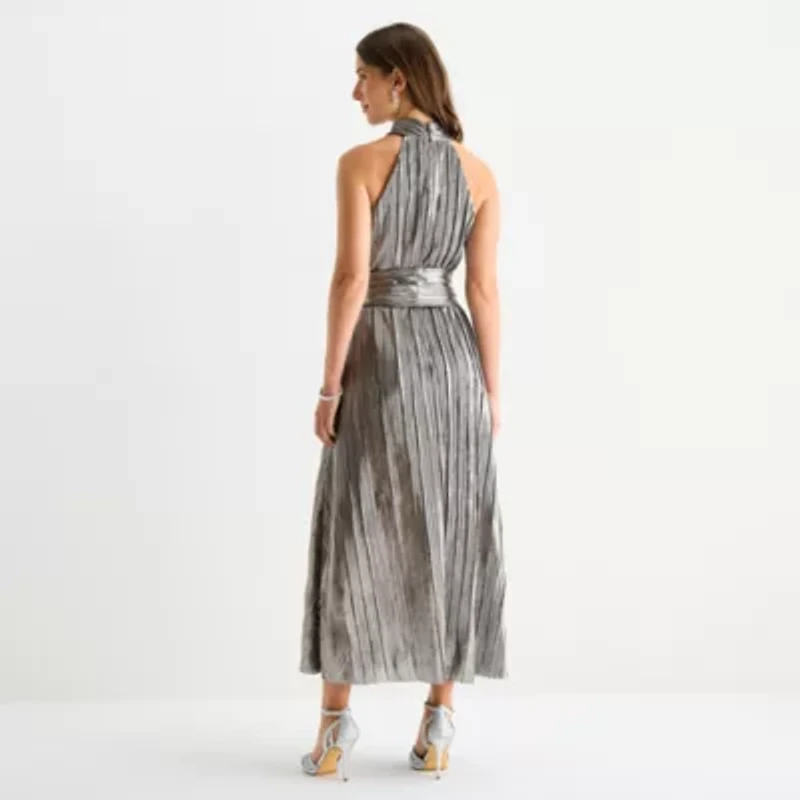 Willow Glenn Womens Sleeveless Evening Gown