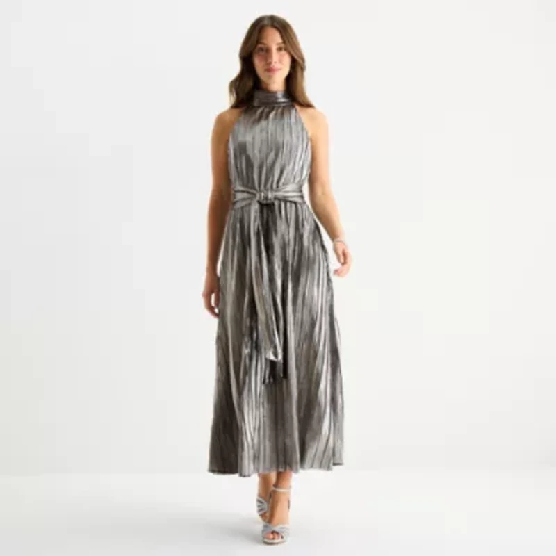 Willow Glenn Womens Sleeveless Evening Gown