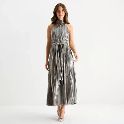 Willow Glenn Womens Sleeveless Evening Gown