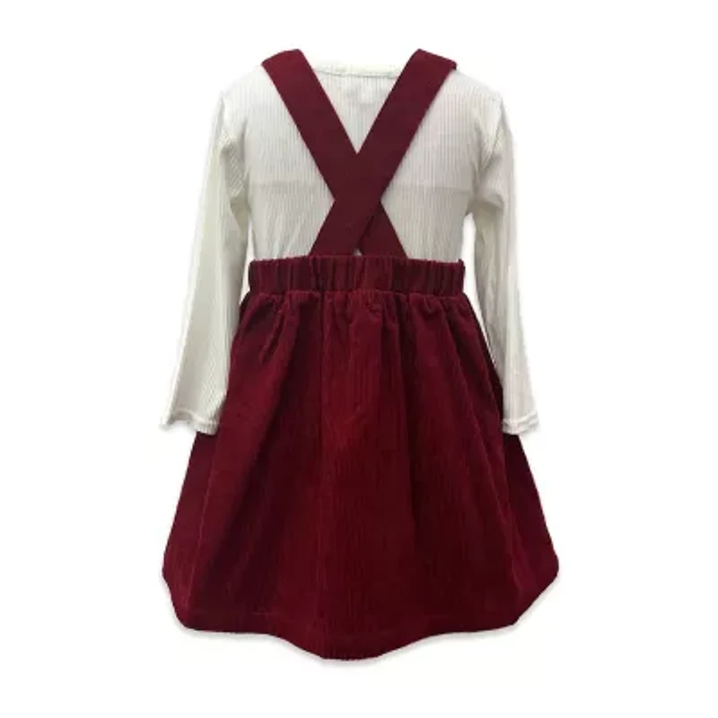 Blueberi Boulevard Toddler Girls Hearts Dress Set