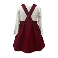 Blueberi Boulevard Toddler Girls Hearts Dress Set