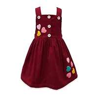 Blueberi Boulevard Toddler Girls Hearts Dress Set