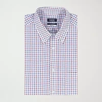 IZOD All Over Stretch Mens Regular Fit Easy Care Wrinkle Free Long Sleeve Dress Shirt