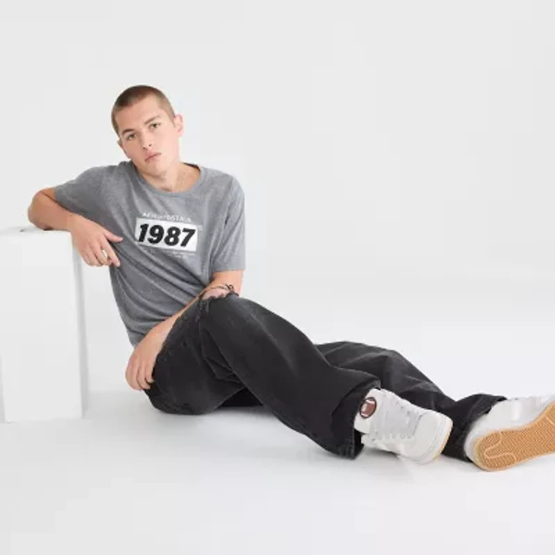 AEROPOSTALE Mens Crew Neck Regular Fit Graphic T-Shirt